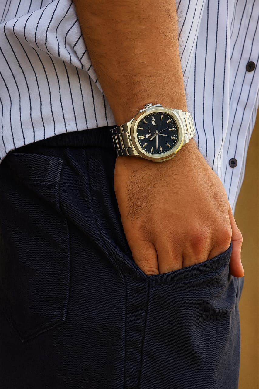 Luxury Stainless Steel Watch